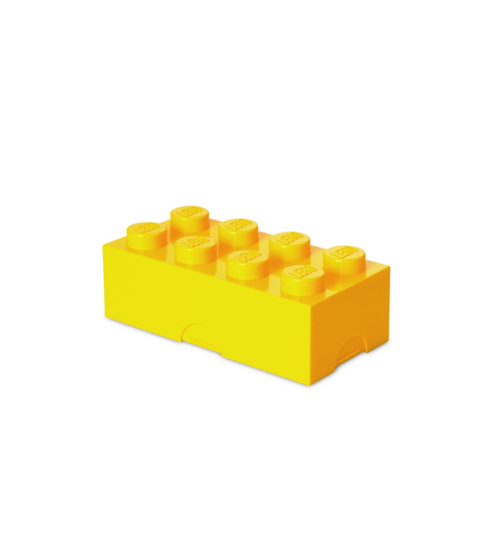Cutie LEGO pentru sandwich galben - Caserole și sticle de apă Cutie LEGO pentru sandwich galben - Caserole și sticle de apă