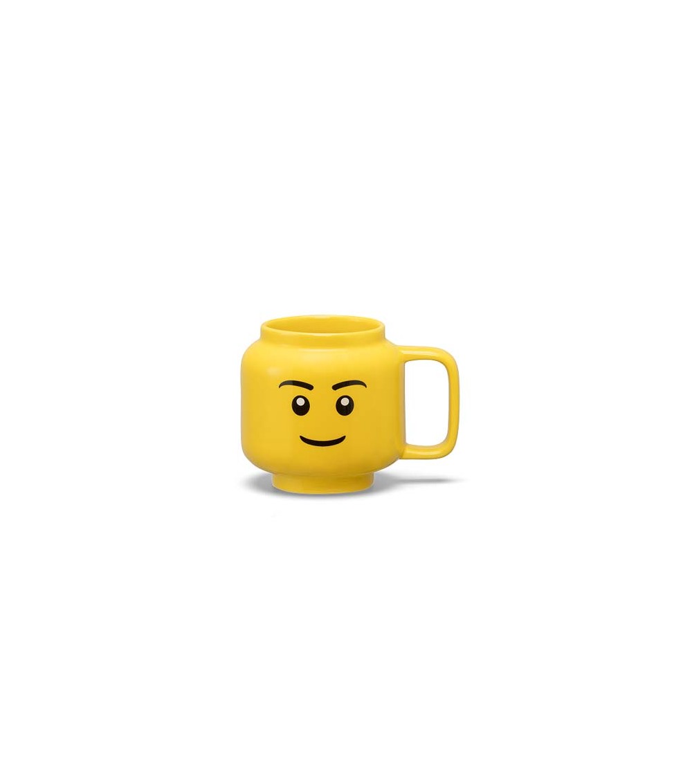 Cană mică LEGO din ceramică – Cap de băiat - Decorațiuni camera copilului
