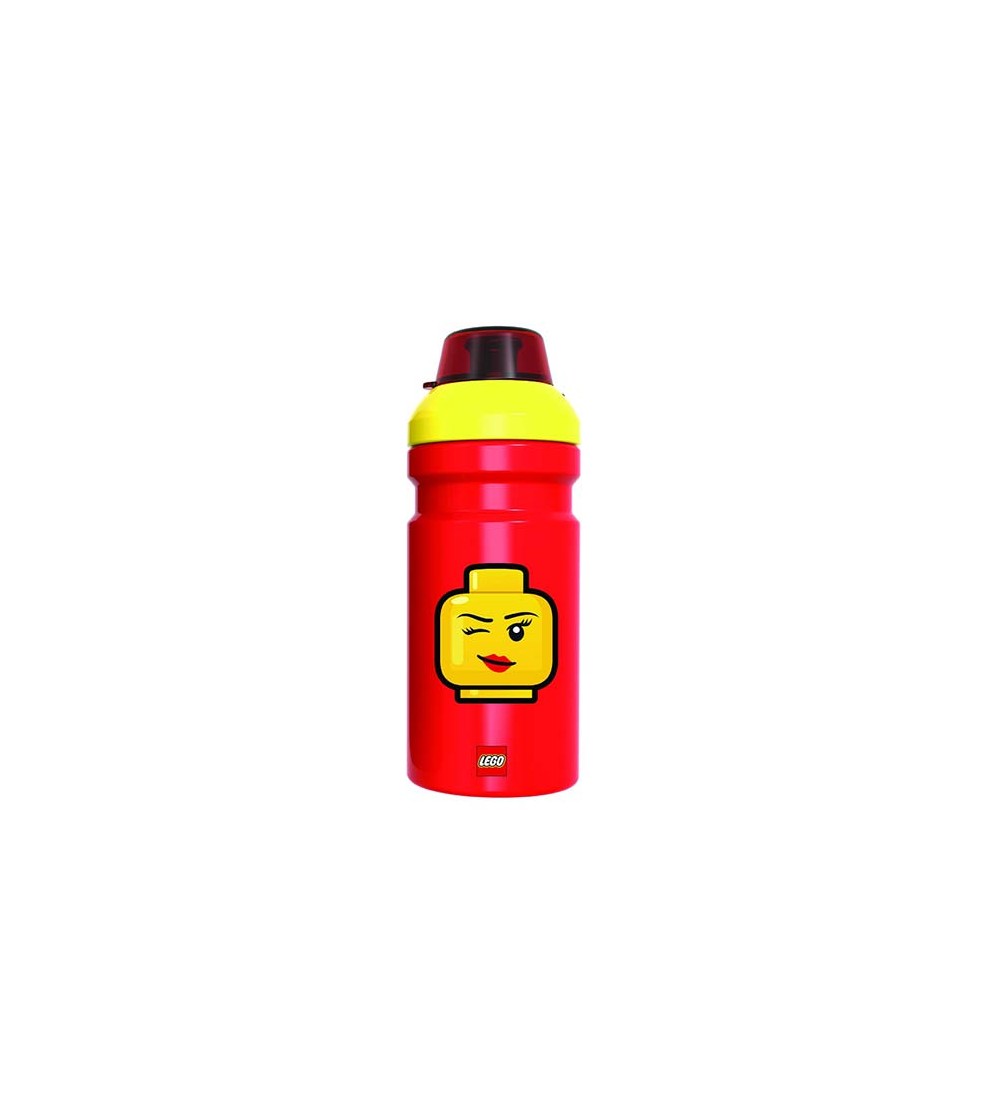 Sticla LEGO Iconic rosu-galben - Caserole și sticle de apă Sticla LEGO Iconic rosu-galben - Caserole și sticle de apă