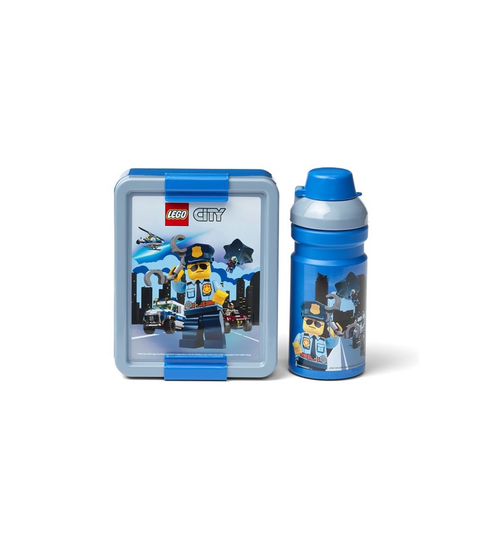 Set pentru pranz LEGO City - Caserole și sticle de apă Set pentru pranz LEGO City - Caserole și sticle de apă
