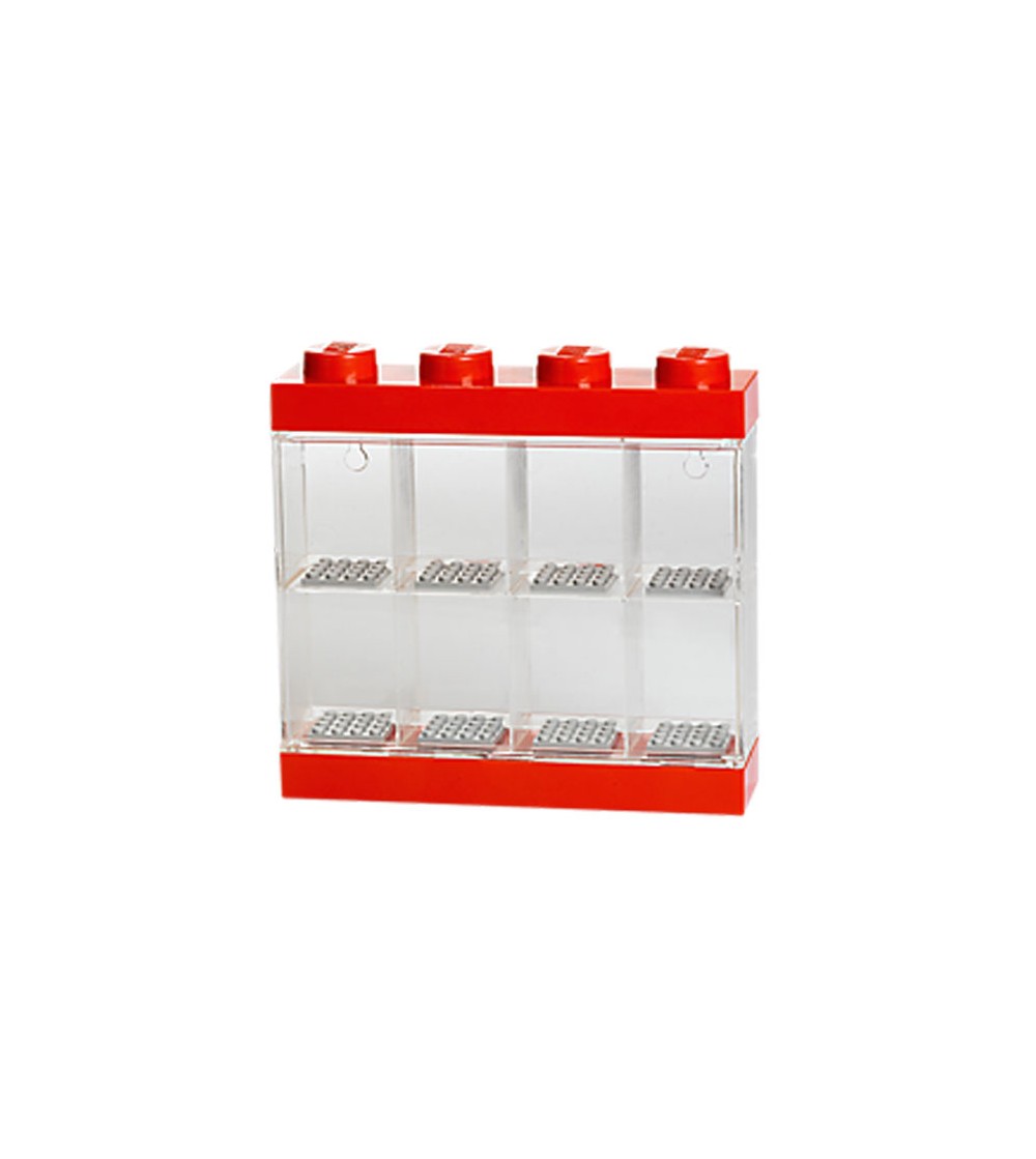 Cutie rosie pentru 8 minifigurine - Organizare jucarii
