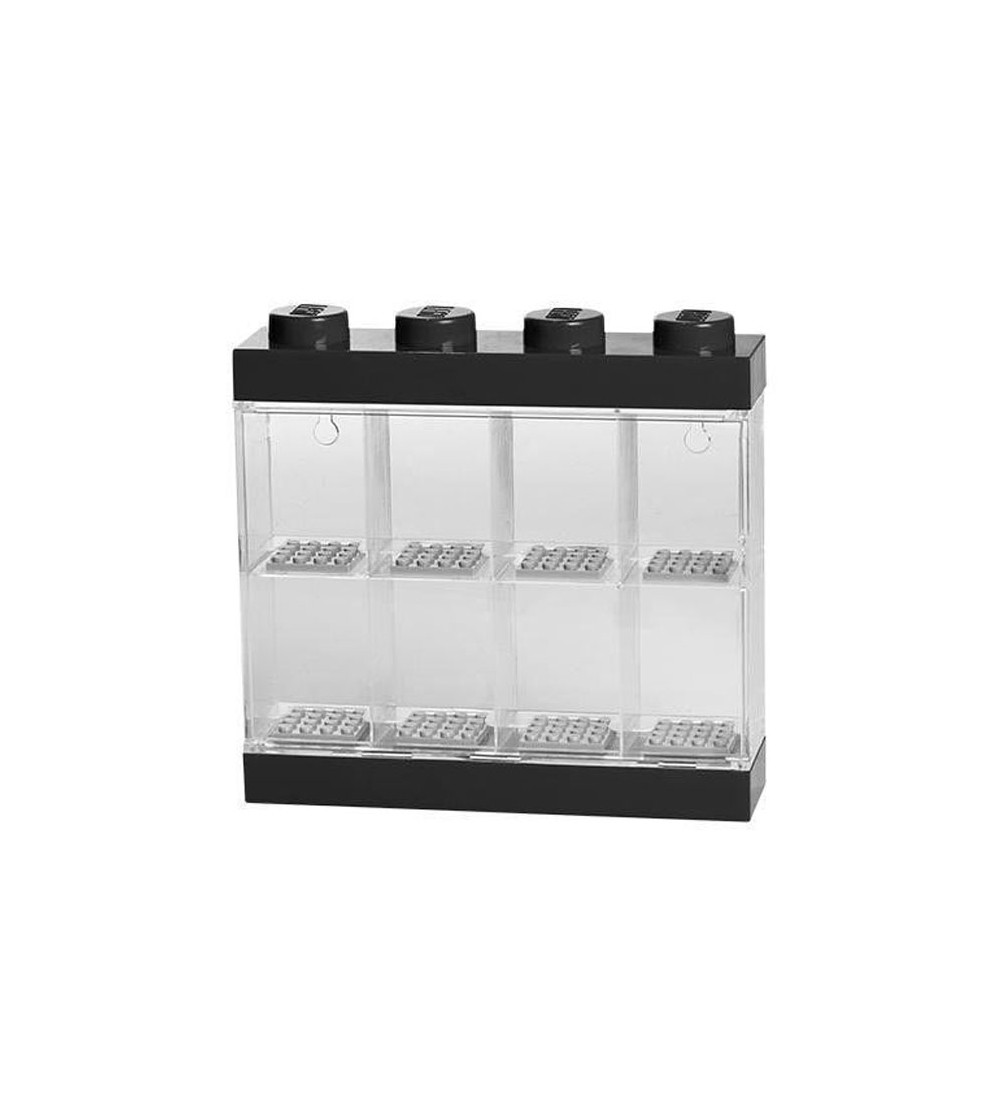 Cutie neagra pentru 8 minifigurine - Organizare jucarii