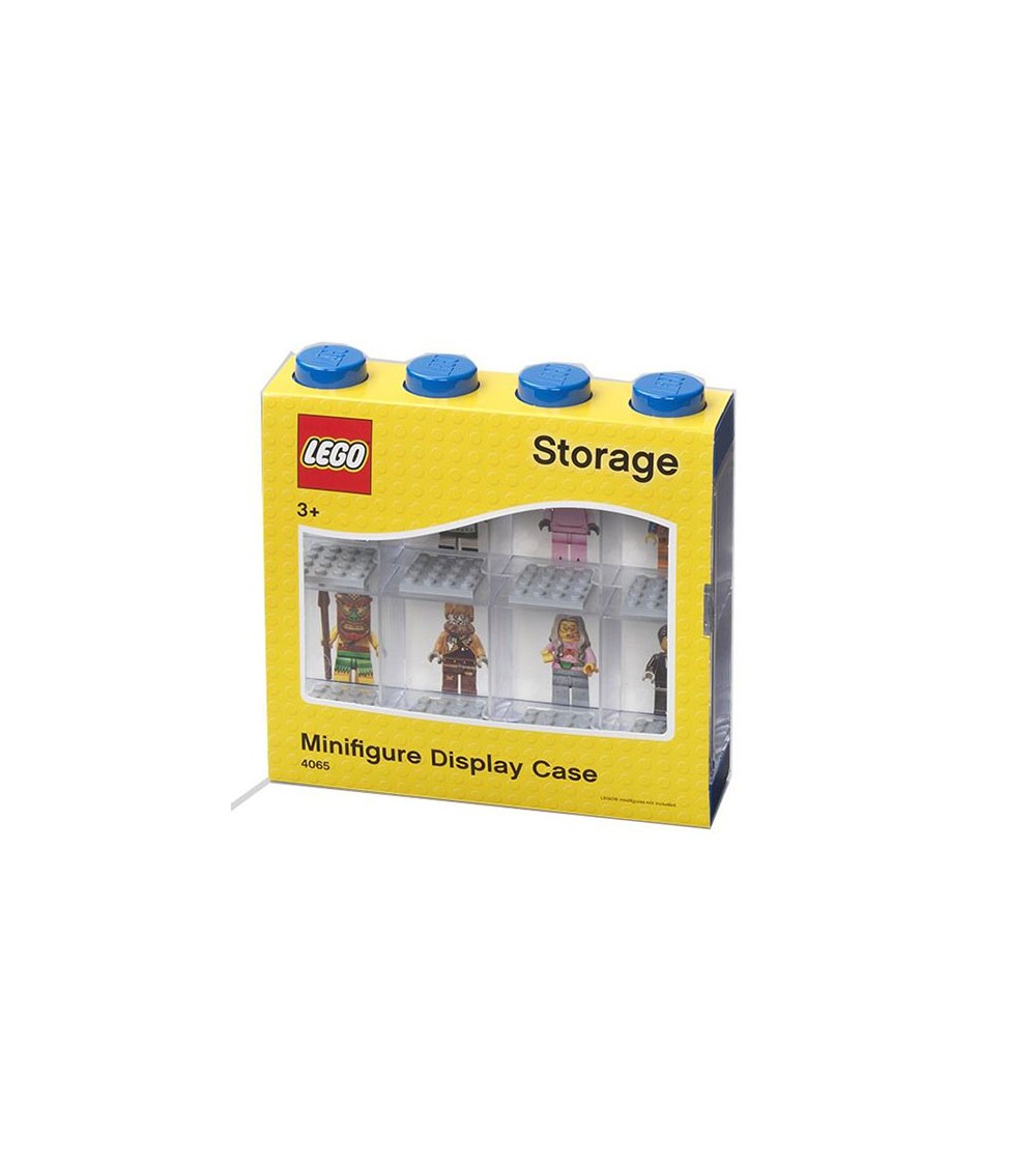 Cutie albastra pentru 8 minifigurine LEGO - Organizare jucarii
