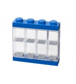 Cutie albastra pentru 8 minifigurine LEGO - Organizare jucarii