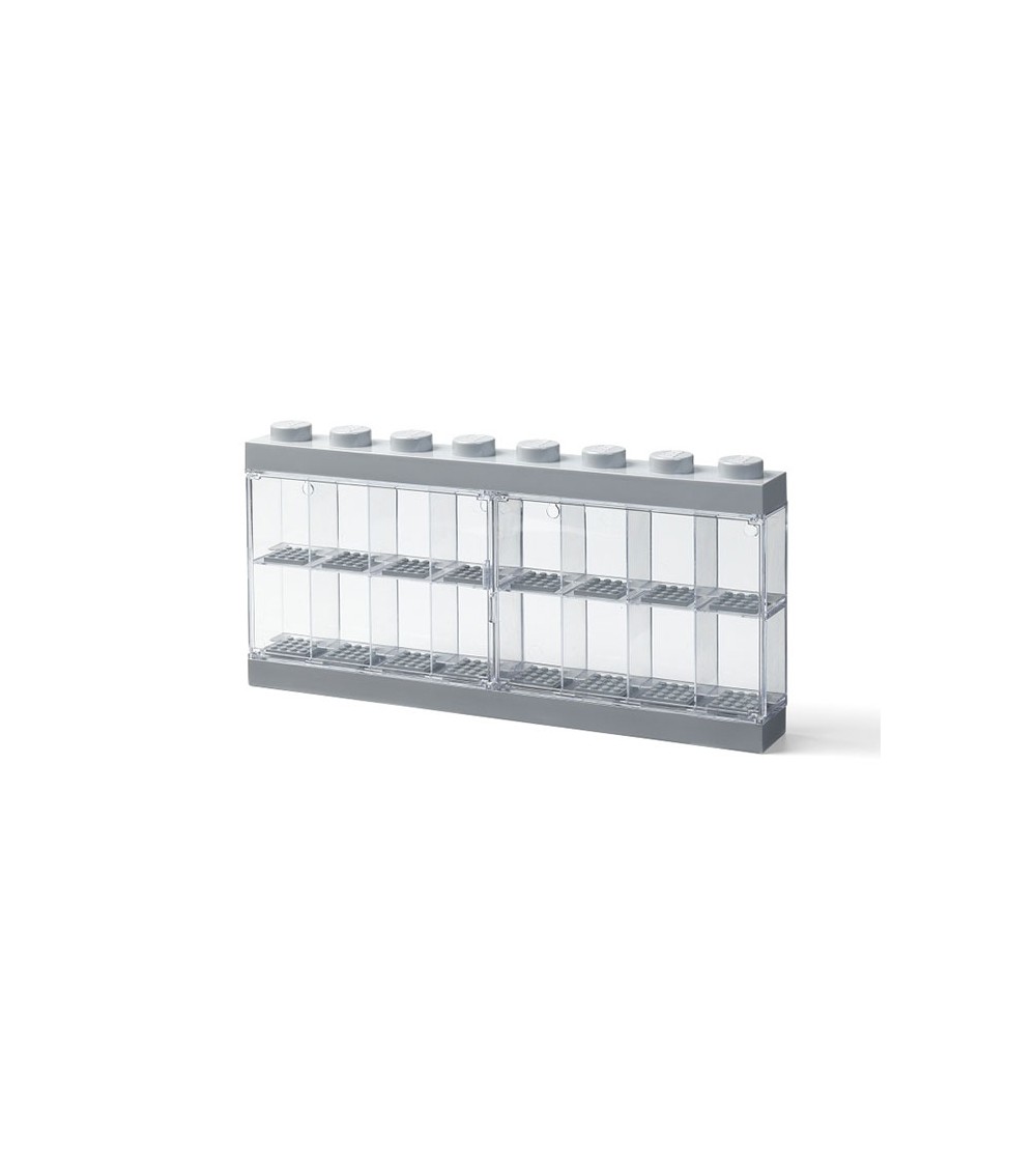 Cutie gri pentru 16 minifigurine - Organizare jucarii