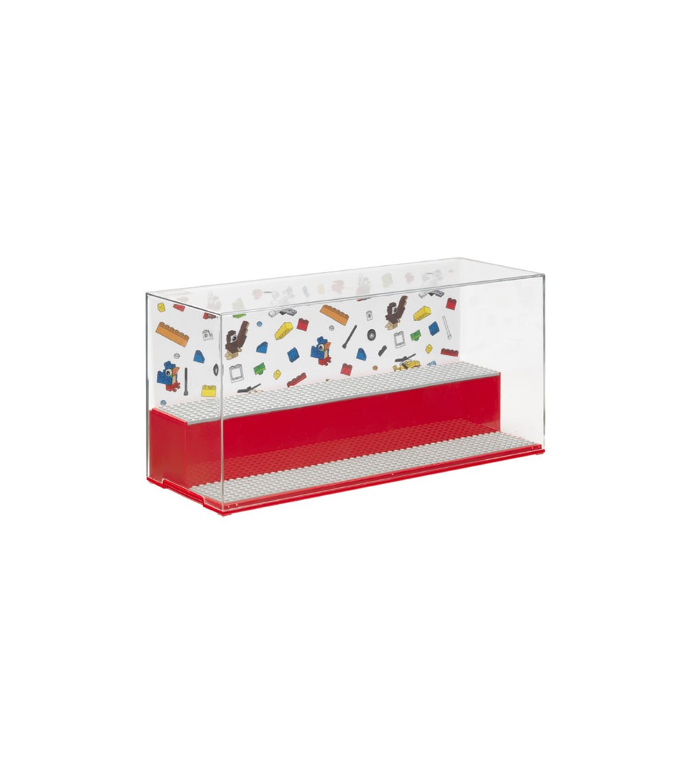 Vitrina LEGO - Rosu - Organizare jucarii