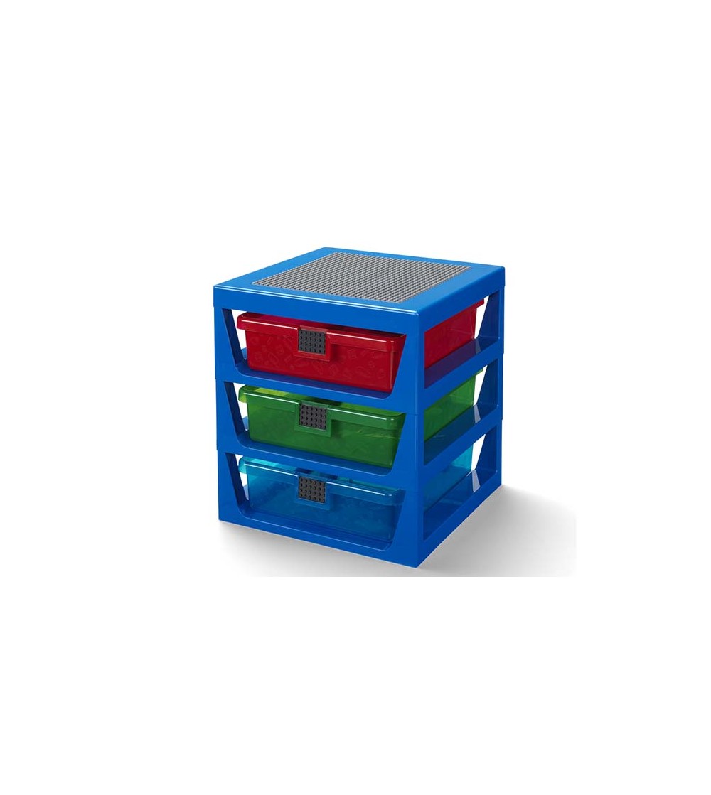 Organizator LEGO cu trei sertare - Organizare jucarii