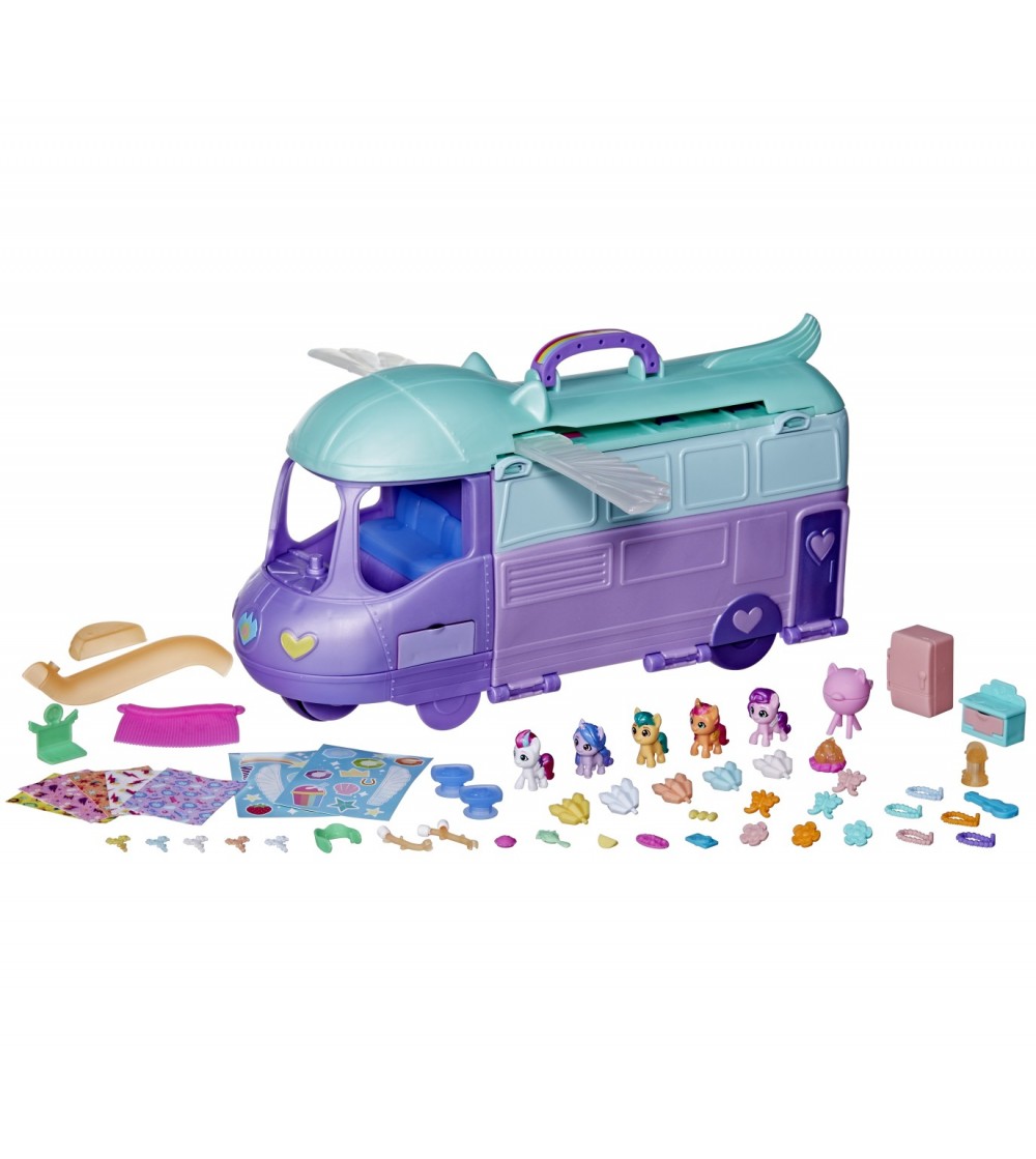 My Little Pony Mini World Magic Mare Stream Camioneta Magica - Figurine