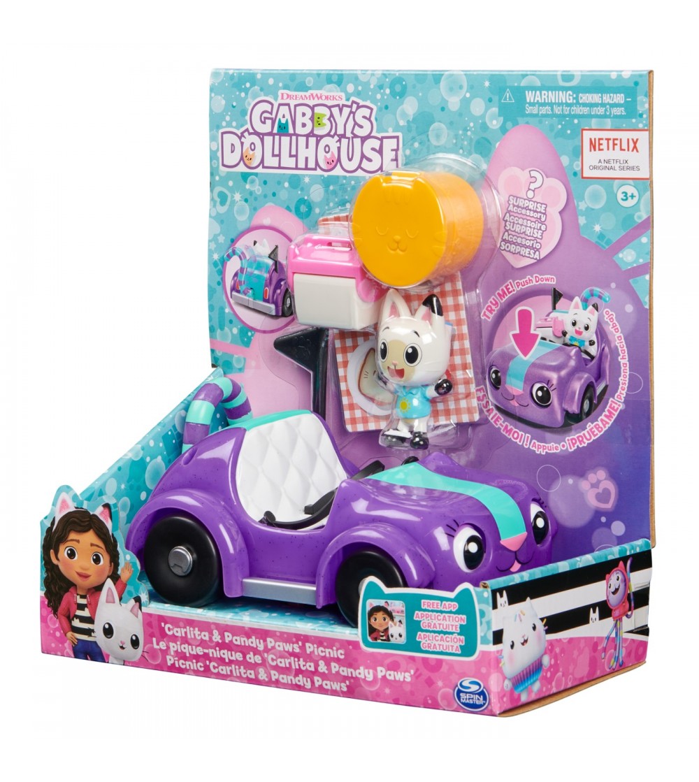 Gabbys Dollhouse Vehicul Cu Figurina - Figurine