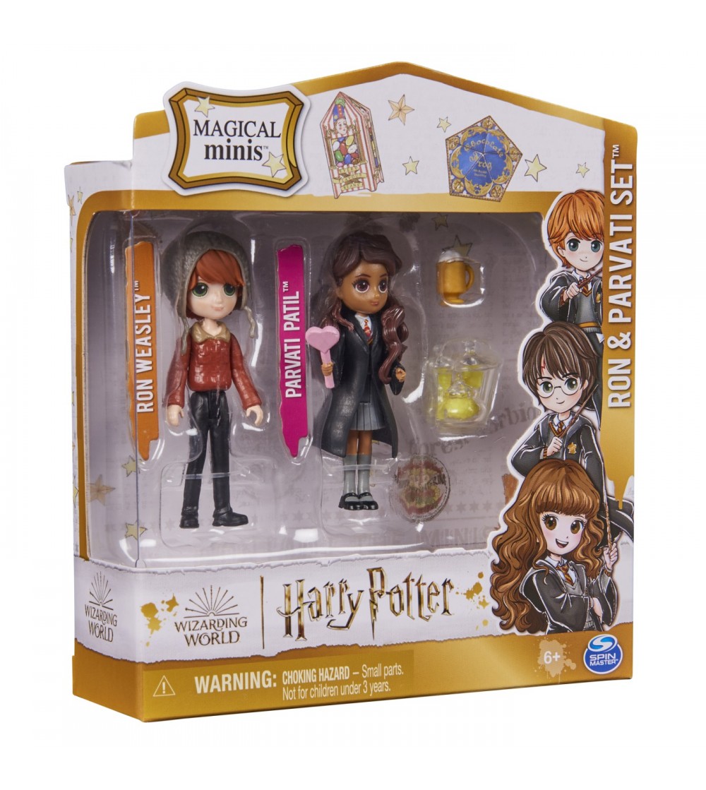 Harry Potter Wizarding World Magical Minis Set 2 Figurine Ron Si Parvati - Figurine