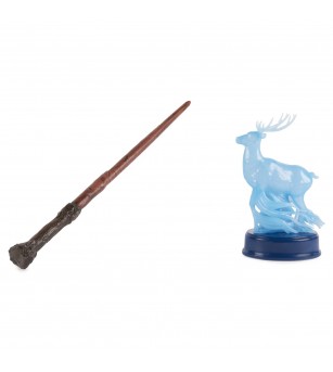 Harry Potter Wizarding World Patronus Spell Wand Bagheta Lui Harry 33cm - Figurine