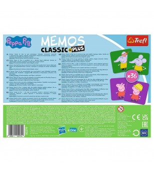Joc Memos Classic Plus Peppa Pig - Jocuri de memorie și asociere