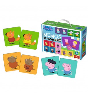 Joc Memos Classic Plus Peppa Pig - Jocuri de memorie și asociere