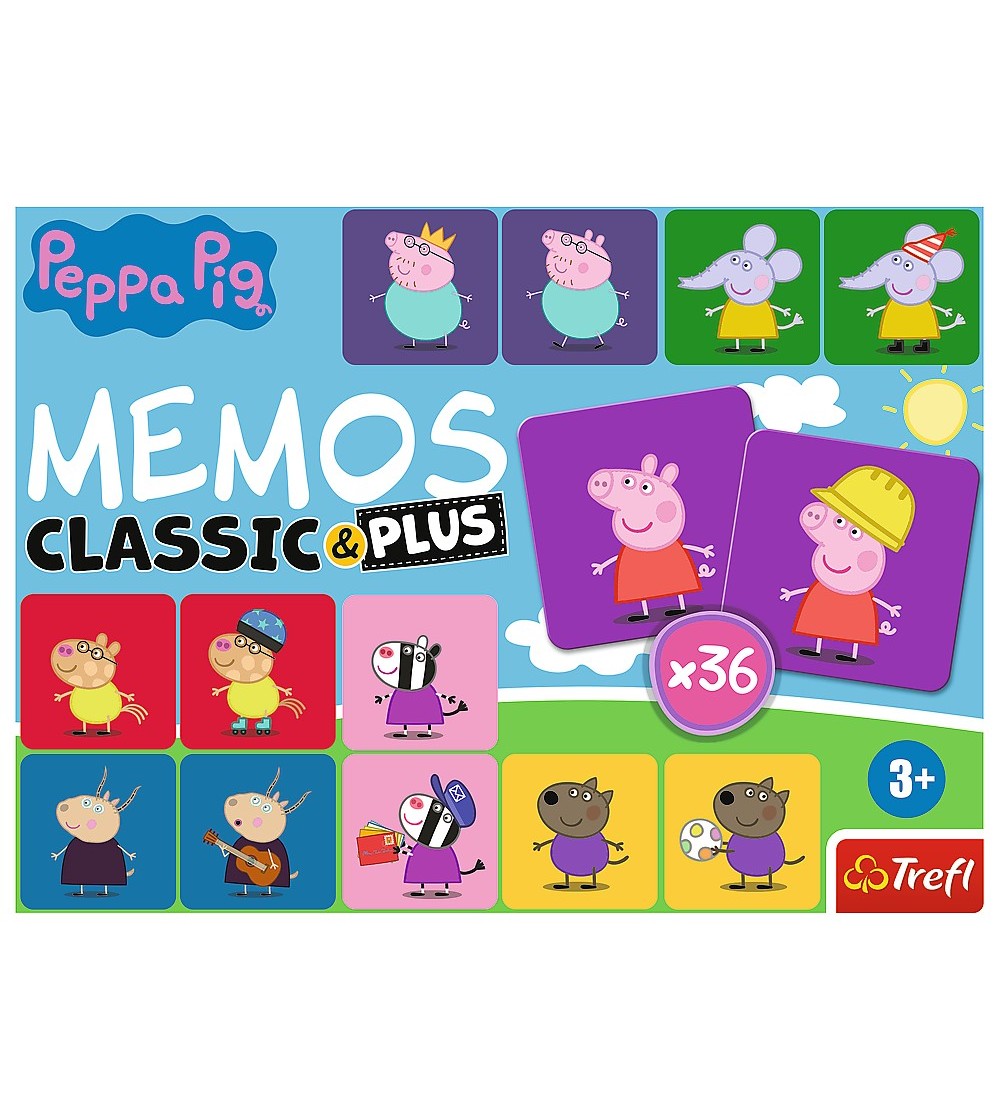 Joc Memos Classic Plus Peppa Pig - Jocuri de memorie și asociere