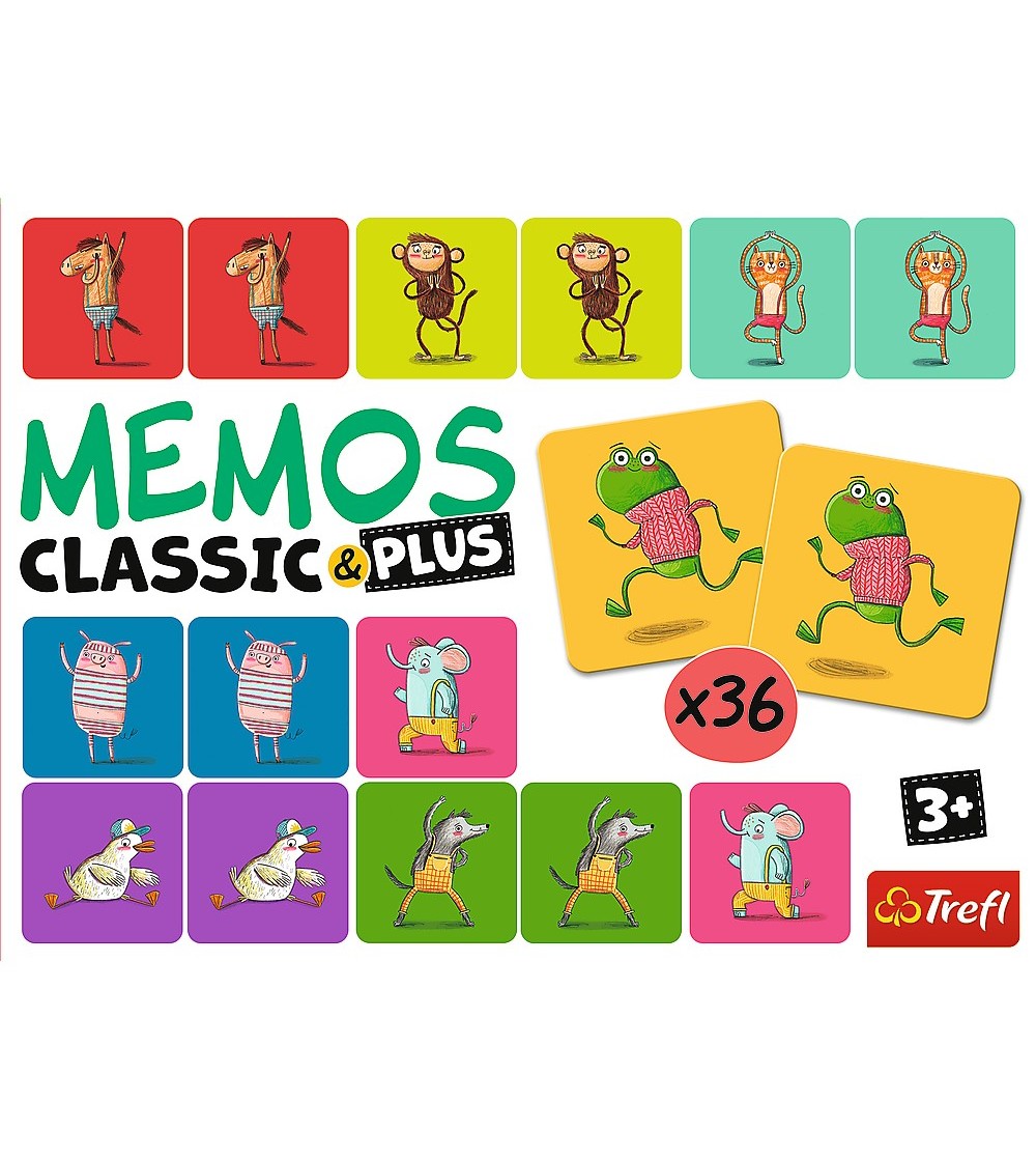 Joc Memos Classic Plus Sa Ne Miscam - Jocuri de memorie și asociere