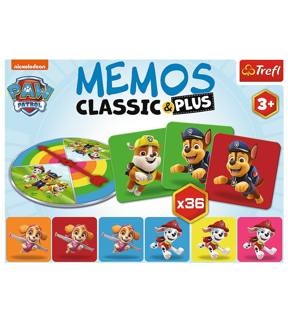 Joc Memos Classic Plus Patrula Catelusilor - Jocuri de memorie și asociere
