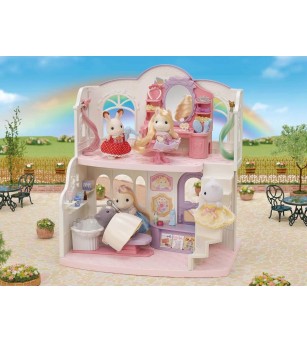 Set Sylvanian Families 5643 - Salon de coafor si figurina ponei - Figurine