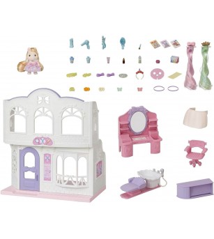 Set Sylvanian Families 5643 - Salon de coafor si figurina ponei - Figurine