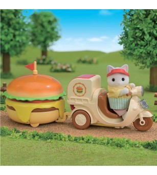 Set Sylvanian Families 5757 - Burger shop - Figurine