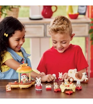Set Sylvanian Families 5757 - Burger shop - Figurine