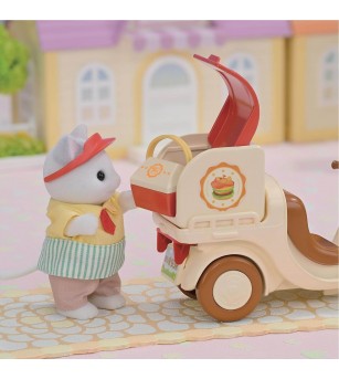 Set Sylvanian Families 5757 - Burger shop - Figurine