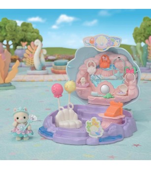 Set Sylvanian Families 5760 - Baby Mermaid Shop - Figurine