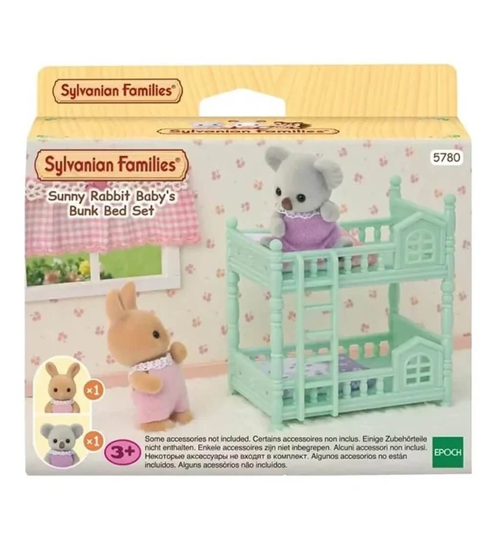 Sylvanian Families 5780 - pat etajat și figurine iepuraș Sunny și ursuleț Koala - Figurine