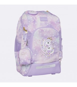 Ghiozdan, rucsac ergonomic cu perna de aer, active air flx, Unicorn Princess Purple - Ghiozdane