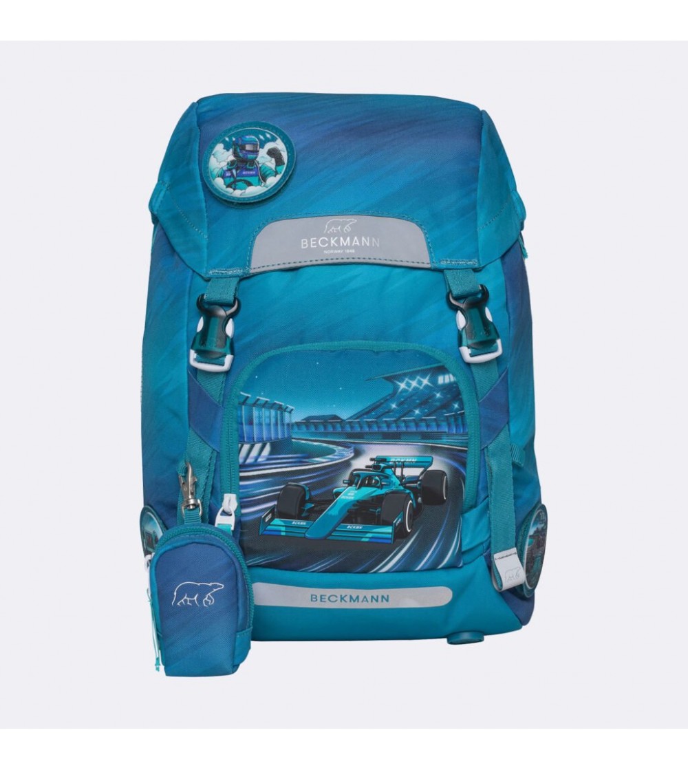 Ghiozdan, rucsac ergonomic pentru scoala, clasic, Racing - Ghiozdane