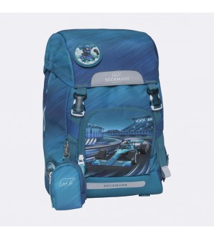 Ghiozdan, rucsac ergonomic pentru scoala, clasic, Racing - Ghiozdane