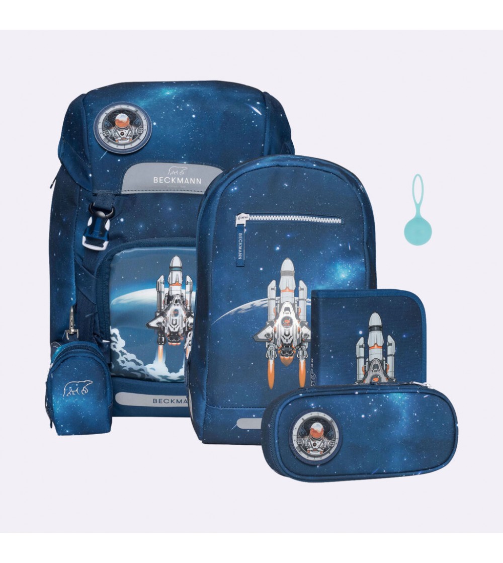 Ghiozdan, rucsac ergonomic, set clasic 6 piese, Space Mission - Ghiozdane
