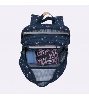 Ghiozdan rucsac ergonomic, 26L, Urban Midi, Floral - Ghiozdane