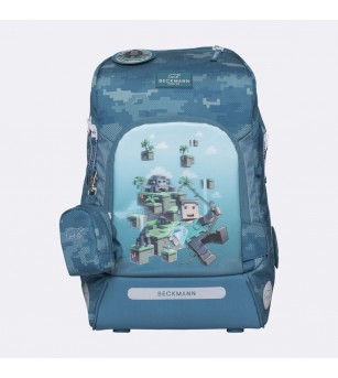 Ghiozdan, rucsac ergonomic cu perna de aer, set Active Air FLX 6 piese, Jungle Game - Ghiozdane