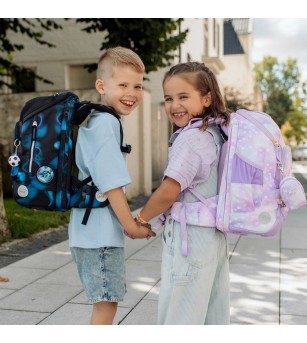 Ghiozdan, rucsac ergonomic cu perna de aer, set Active Air FLX 6 piese, Magic League - Ghiozdane