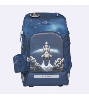 Ghiozdan, rucsac ergonomic cu perna de aer, set Active Air FLX 6 piese, Space Mission - Ghiozdane