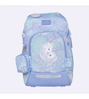 Ghiozdan, rucsac ergonomic cu perna de aer, set Active Air FLX 6 piese, Unicorn Princess Ice Blue - Ghiozdane