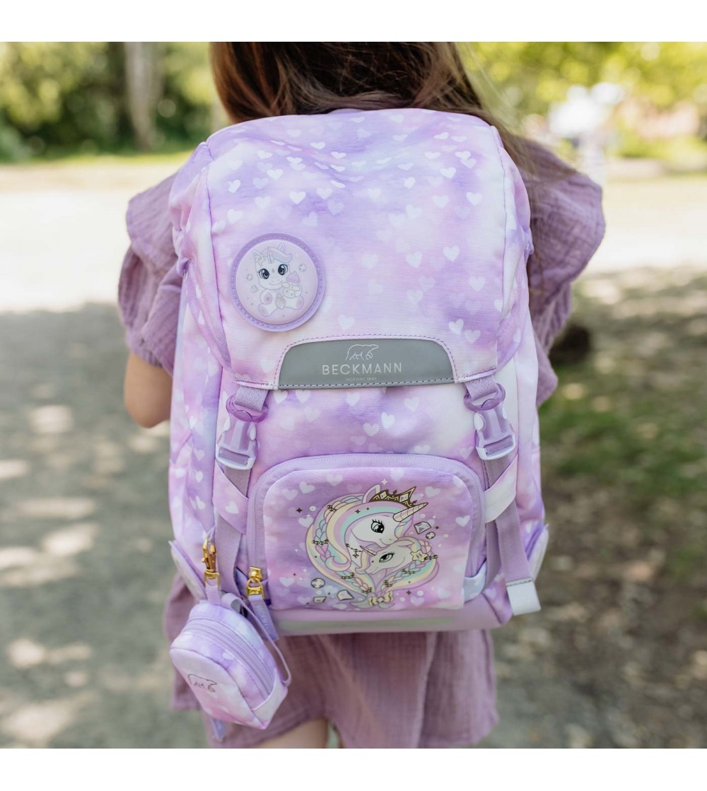 Ghiozdan, rucsac ergonomic pentru scoala, Clasic, Unicorn Princess Purple - Ghiozdane Ghiozdan, rucsac ergonomic pentru scoala, Clasic, Unicorn Princess Purple - Ghiozdane