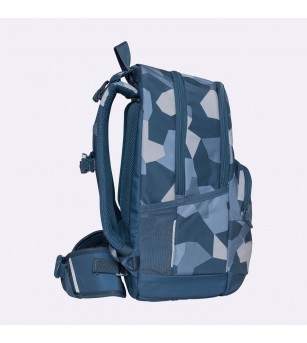 Ghiozdan, rucsac ergonomic, 30L, Sport Junior Blue Camo - Ghiozdane