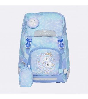 Ghiozdan, rucsac ergonomic, set clasic 7 piese, Unicorn Princess Ice Blue - Ghiozdane