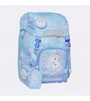 Ghiozdan, rucsac ergonomic, set clasic 7 piese, Unicorn Princess Ice Blue - Ghiozdane