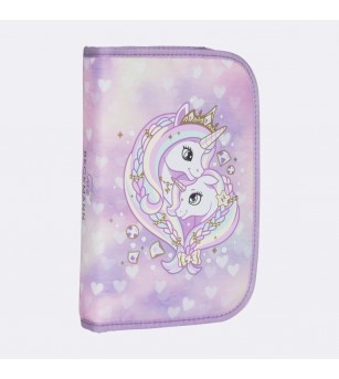 Penar cu o singura sectiune complet echipat, Unicorn princess purple - Penare