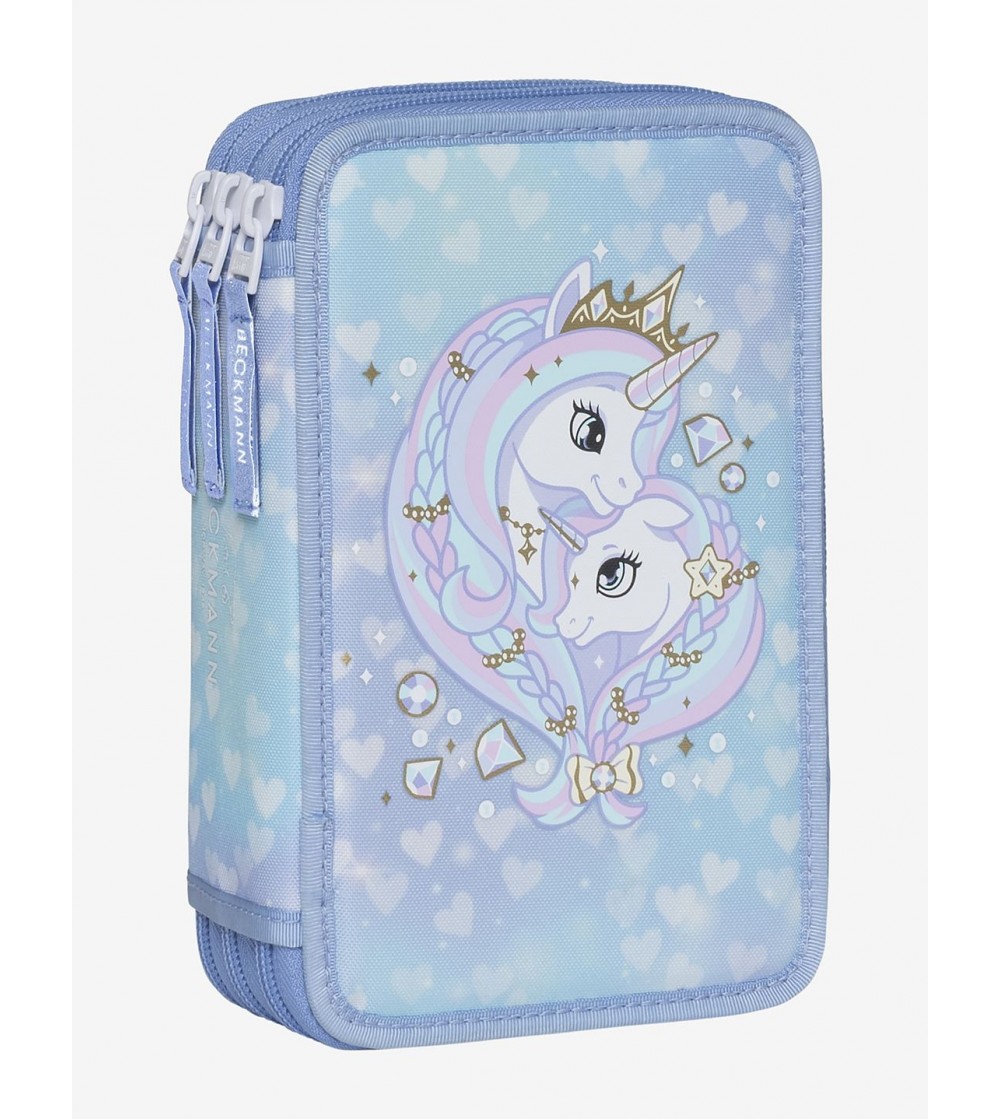 Penar cu trei sectiuni complet echipat, Unicorn Princess Ice Blue - Penare