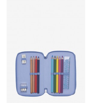 Penar cu trei sectiuni complet echipat, Unicorn Princess Ice Blue - Penare