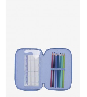 Penar cu trei sectiuni complet echipat, Unicorn Princess Ice Blue - Penare