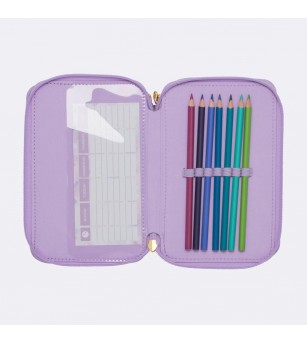 Penar cu trei sectiuni complet echipat, Unicorn princess purple - Penare