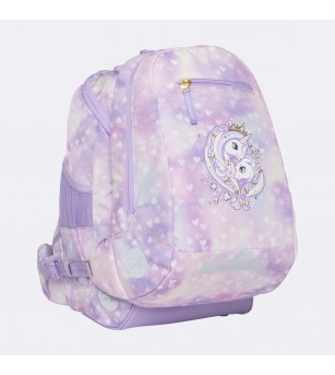 Rucsac de zi (antrenamente, excursii, parc), Unicorn princess purple - Ghiozdane
