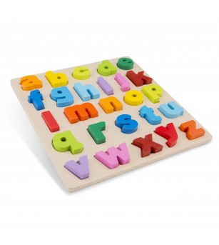 Puzzle lemn, Alfabet - Litere Mici - Puzzle-uri