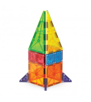 Set magnetic Magna-Tiles Combo + microMAGS, 20 piese - Jocuri construcție