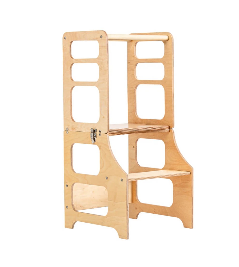 Learning Tower pliabil Duck Woodworks, natur - Learning tower Learning Tower pliabil Duck Woodworks, natur - Learning tower