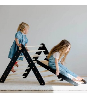 Triunghi Pikler, Duck Woodworks, negru - Jucării și accesorii sportive